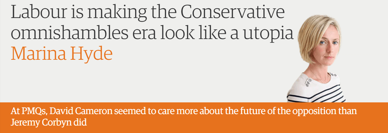 Labour is making the Conservative omnishambles era look like a utopia