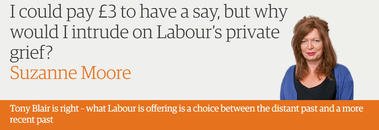 I could pay £3 to have a say, but why would I intrude on Labour’s private grief?