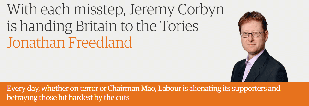 With each misstep, Jeremy Corbyn is handing Britain to the Tories