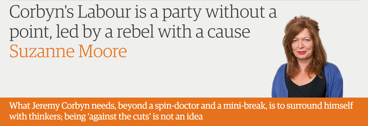 Corbyn's Labour is a party without a point, led by a rebel with a cause