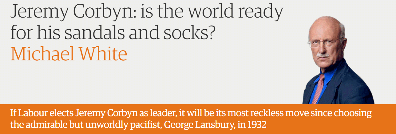 Jeremy Corbyn: is the world ready for his sandals and socks?